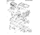 Craftsman 502255290 body parts assembly 11 hp. diagram