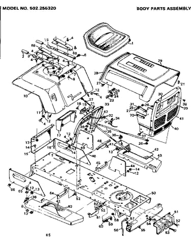 Body parts assembly
