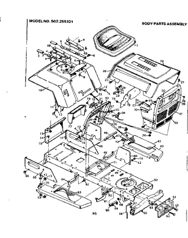 Body parts assembly