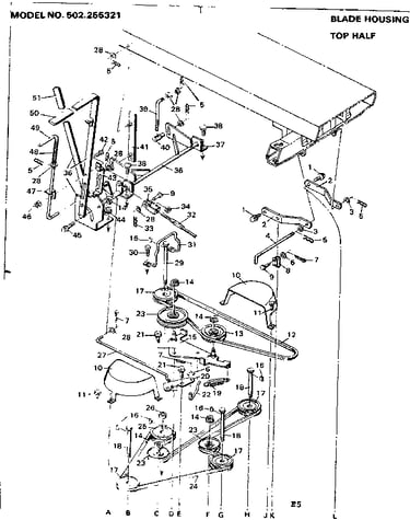 Blade housing