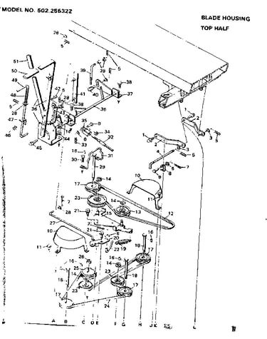 Blade housing top half