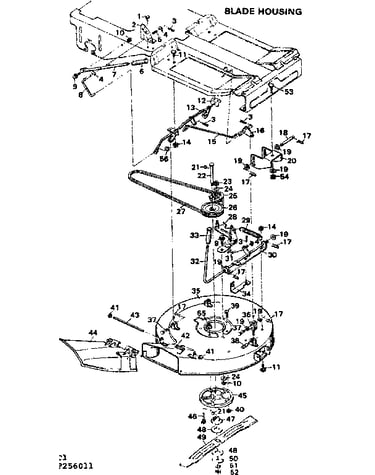 Blade housing