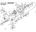 Craftsman 502256011 transmission single speed diagram