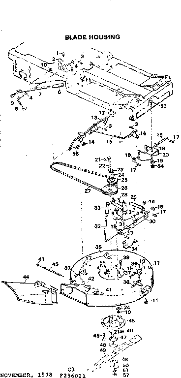Blade housing