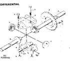 Craftsman 502256042 differential diagram