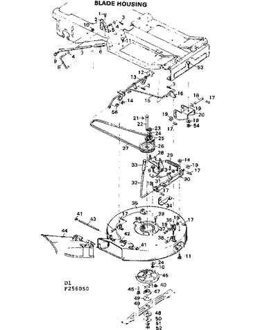 Blade housing