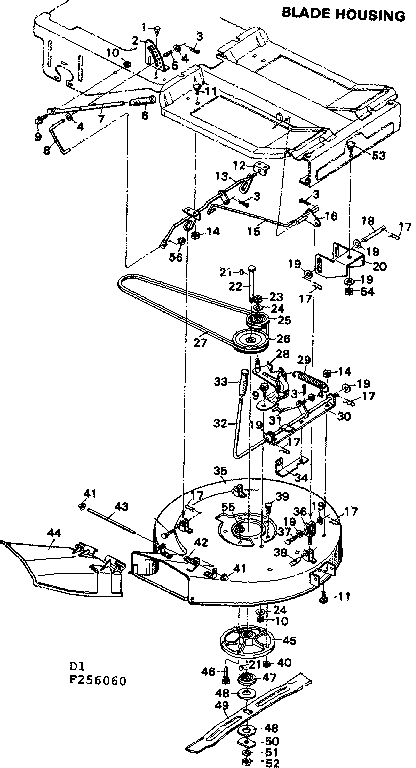 Blade housing