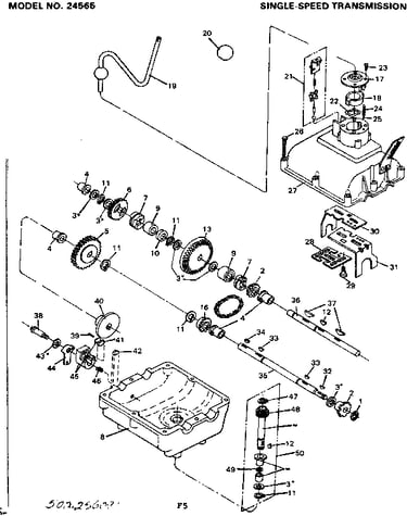 Single-speed transmission