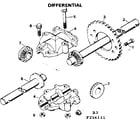 Craftsman 502256111 differential diagram