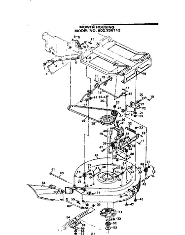Mower housing