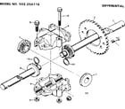 Craftsman 502256116 differential diagram