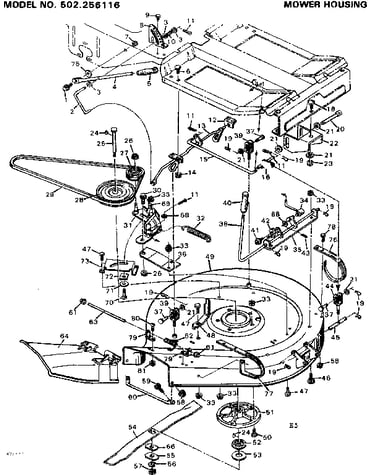 Mower housing