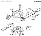 Craftsman 502256122 differential diagram