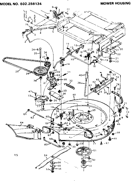 MOWER HOUSING