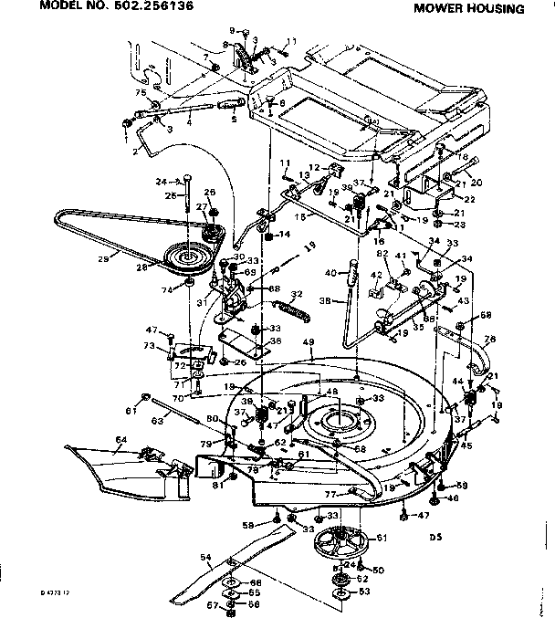 MOWER HOUSING