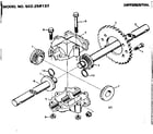 Craftsman 502256137 differential diagram