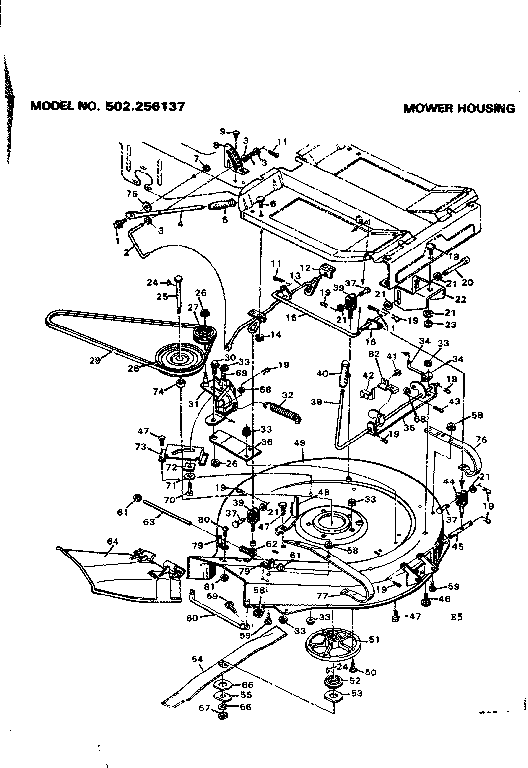 Mower housing