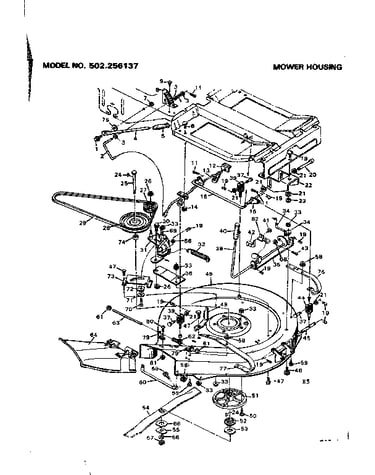 Mower housing