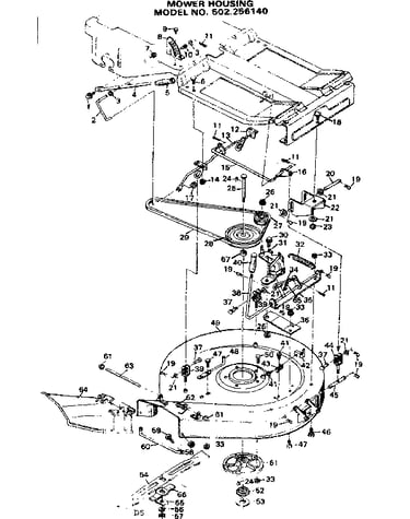 Mower housing