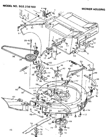 Mower housing