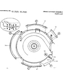 Grass catcher asm. parts list