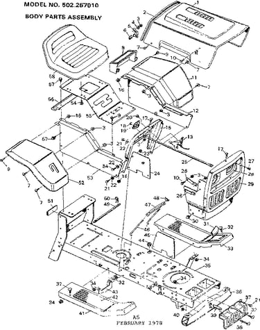Body parts assembly