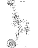 10 lawn tractor/front axle