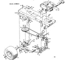 Craftsman 50225800 10 lawn tractor/drive assembly diagram