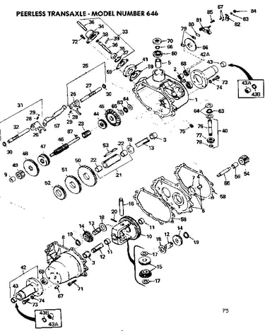 10 lawn tractor/peerless transaxle
