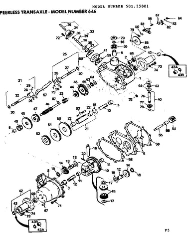 10 lawn tractor/peerless transaxle