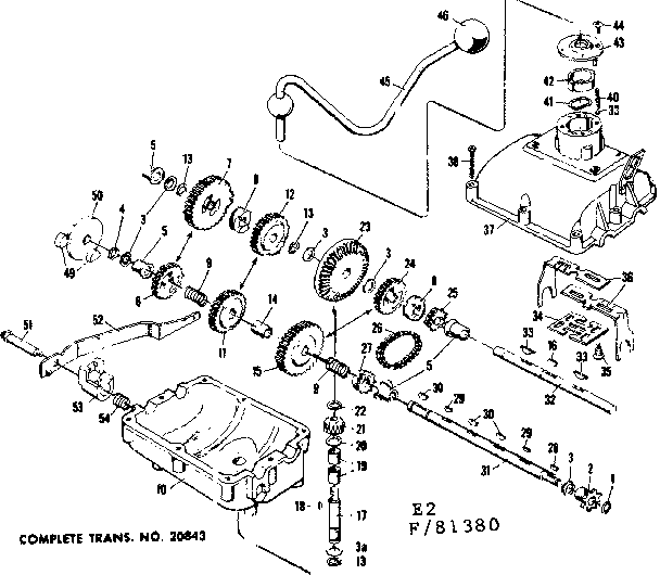 Three - speed transmision