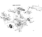 Craftsman 536657020 mower deck diagram