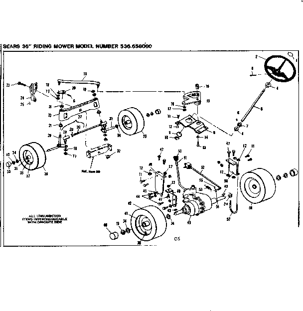 STEERING AND FRONT AXLE