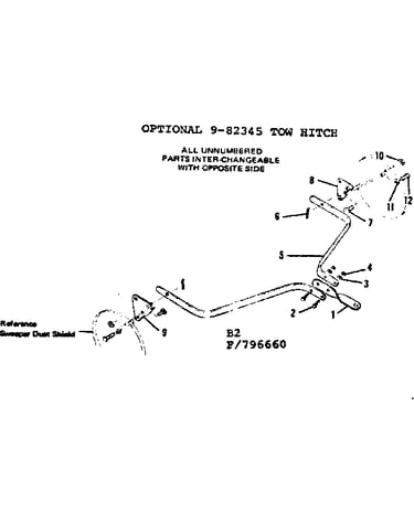 Optional tow hitch
