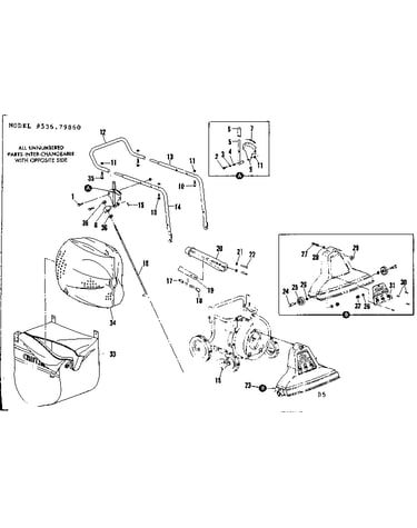 Bag and handle assembly