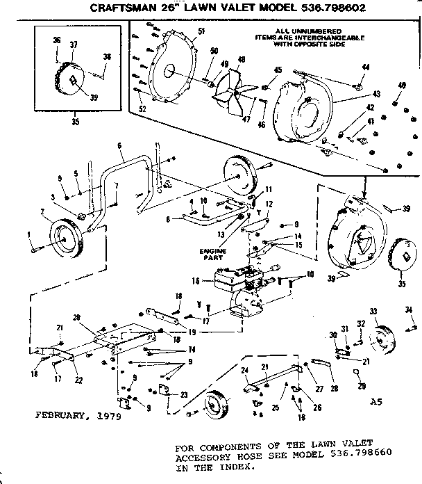Impeller and wheel assembly