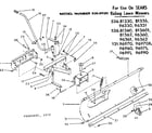 Craftsman 53681120 replacement parts diagram