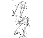 Craftsman 536816500 handle assembly diagram