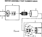 Craftsman 536816500 motor assembly diagram
