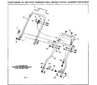 Craftsman 536816501 handle assembly diagram