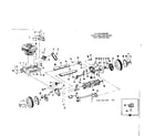 Craftsman 53681740 engine and reel assembly diagram