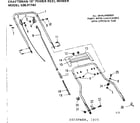 Craftsman 53681743 handle assembly diagram