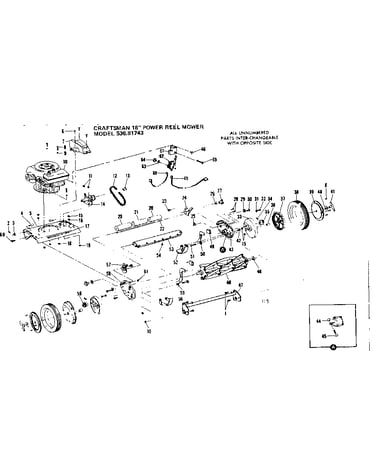 Engine and reel assembly