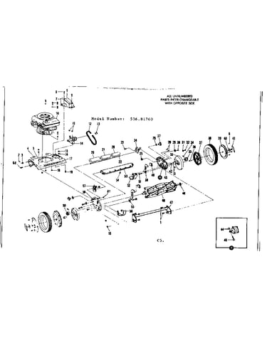 Engine and reel assembly