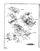 Auger housing and engine assembly