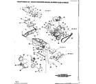 Craftsman 536819502 auger housing  and engine assembly diagram