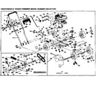 Craftsman 536871300 replacement parts diagram