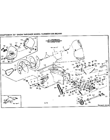 Auger housing assembly