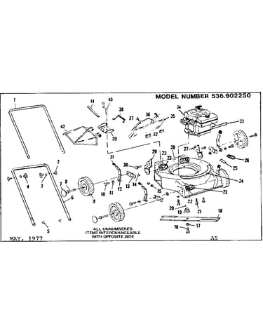Unit repair parts