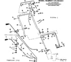 Craftsman 536905801 handle assembly diagram